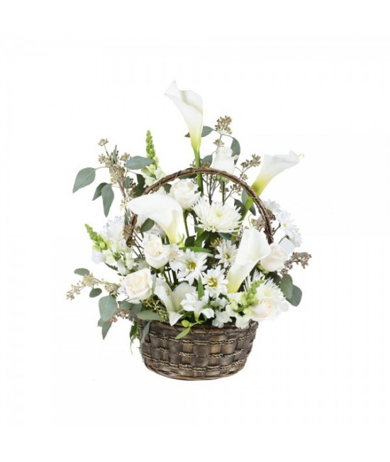 The basket of exquisite whiteness